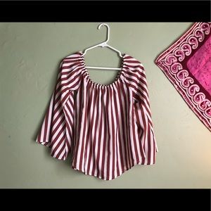Off shoulder shirt
